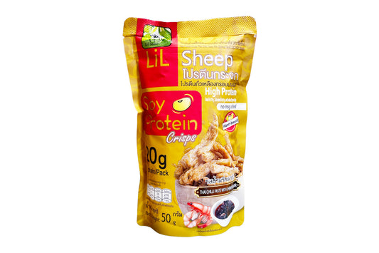 [本月優惠] 雞胸肉脆片/ 大豆脆條 任選4件 $80 LiL Sheep 大豆脆條 泰式蝦醬味