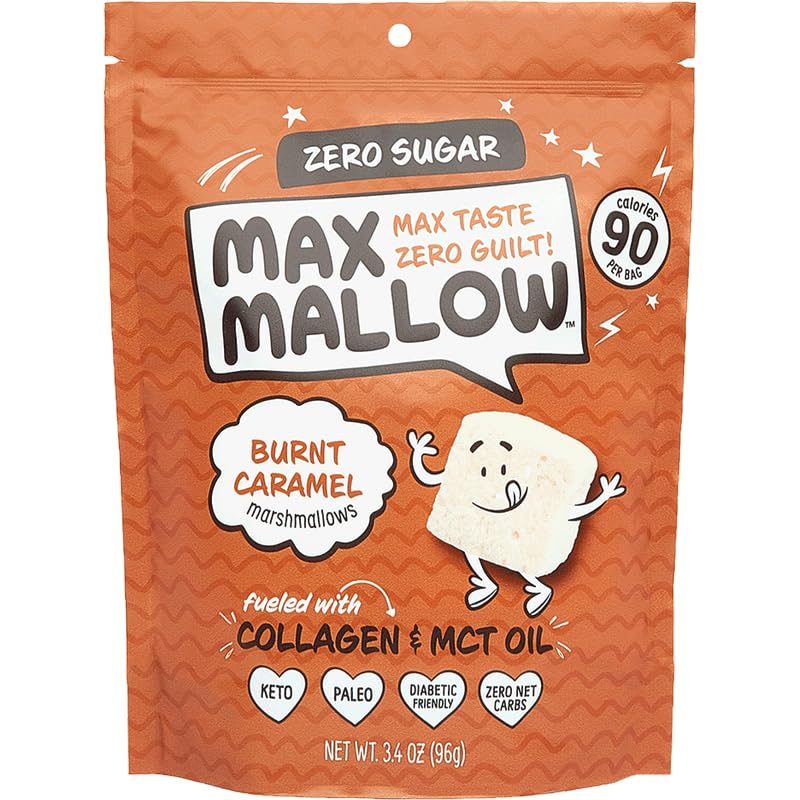 *Flash Offer⚡(now-14/12)*MAX MALLOW 無添加糖綿花糖-焦糖 96g