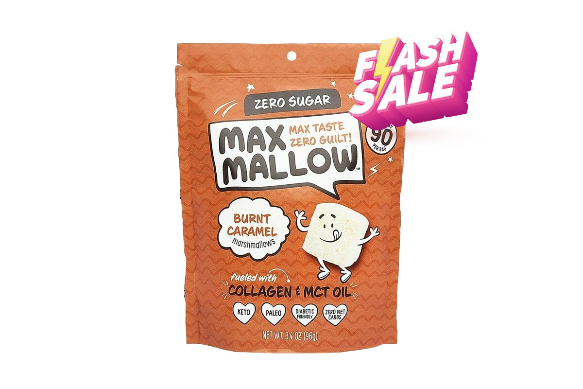 *Flash Offer⚡(now-14/12)*MAX MALLOW 無添加糖綿花糖-焦糖 96g