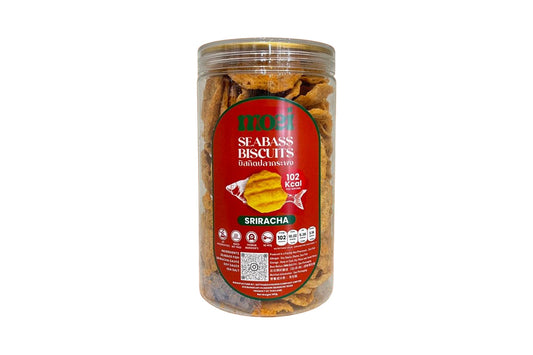 *本月優惠 任選3件 $180* MOEI 鱸魚脆片(是拉差味) 100g