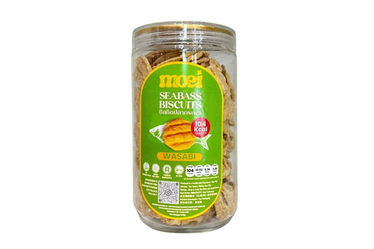 *本月優惠 任選3件 $180* MOEI 鱸魚脆片(芥辣味) 100g