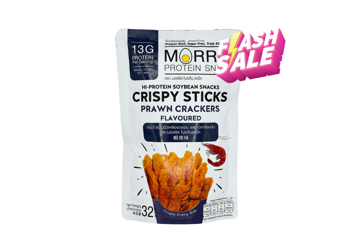 *[本月優惠] 雞胸肉脆片/ 大豆脆條 任選4件* $80 Morris 大豆脆條(蝦條味)