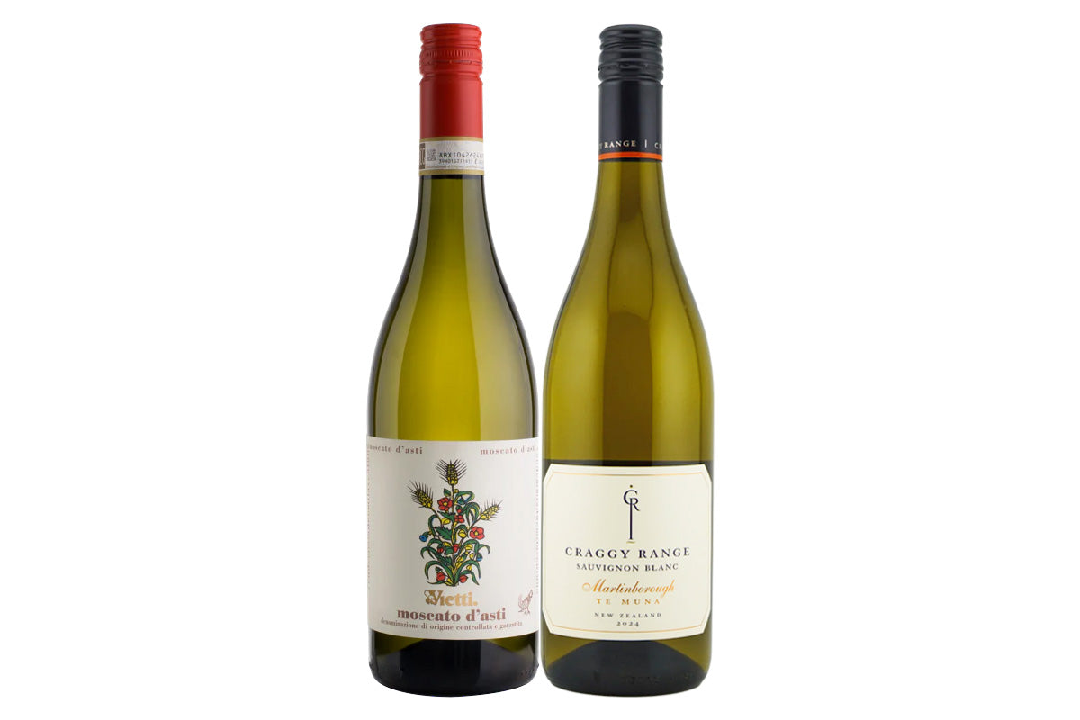 Vietti Moscato d'asti 2023 & Craggy Range Te Muna Sauvignon Blanc Marlborough 2024 Bundle