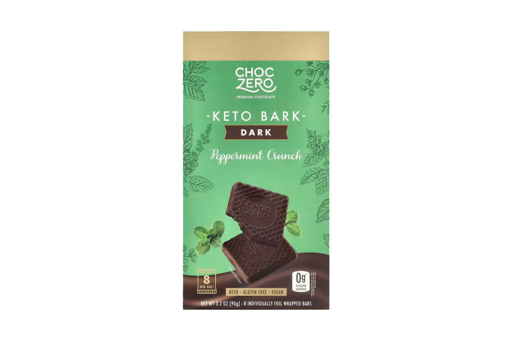 ChocZero Keto Bark 無糖黑朱古力塊(薄荷)(盒裝90g)