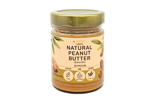 Tastaz 無添加糖100%純花生醬(幼滑) 240g
