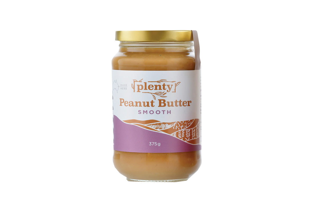 PLENTY 100% 無添加糖及鹽花生醬 (幼滑) 375g