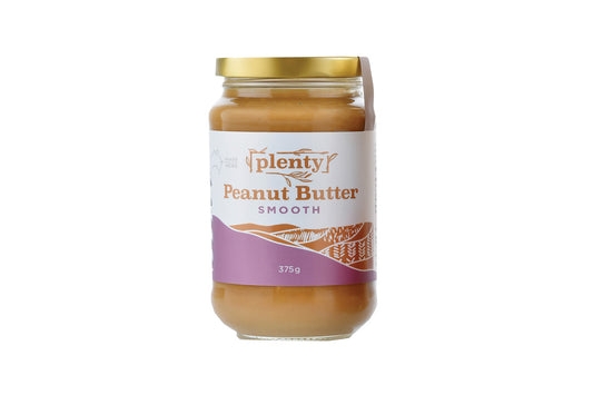 PLENTY 100% 無添加糖及鹽花生醬 (幼滑) 375g