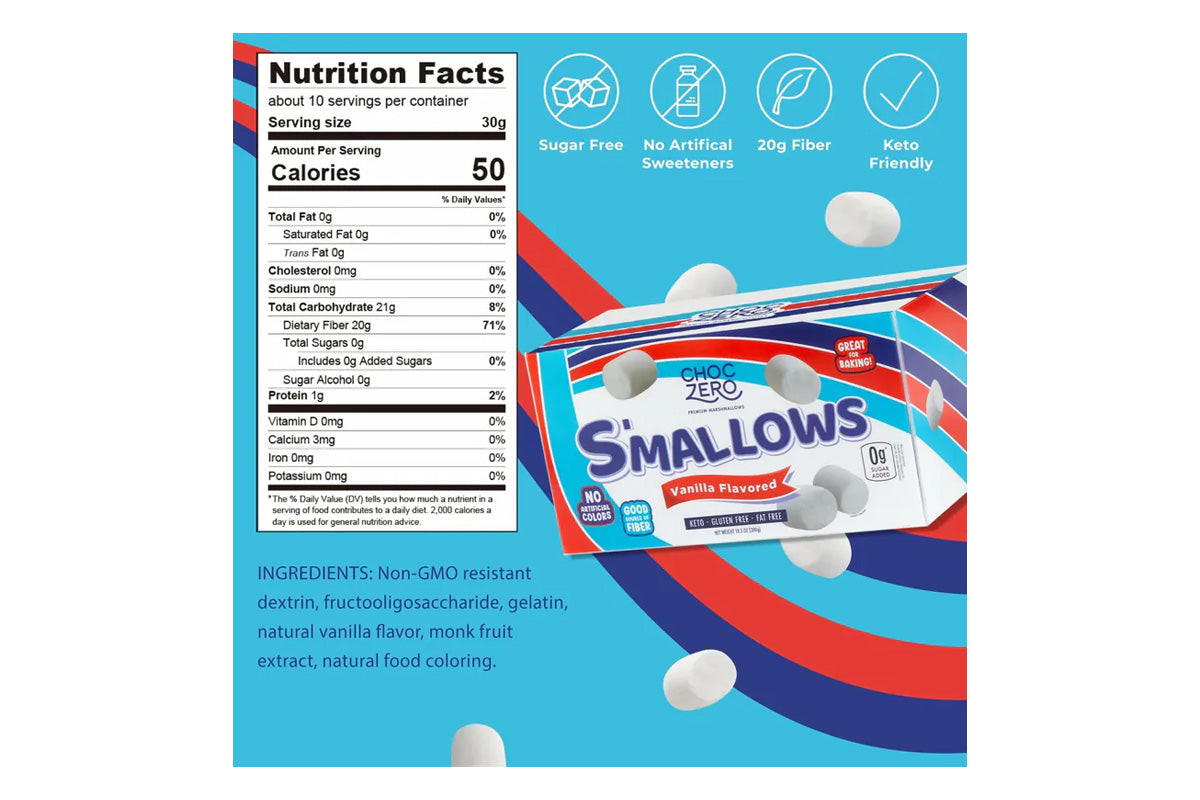 ChocZero S'malllow 棉花糖(雲尼拿味)