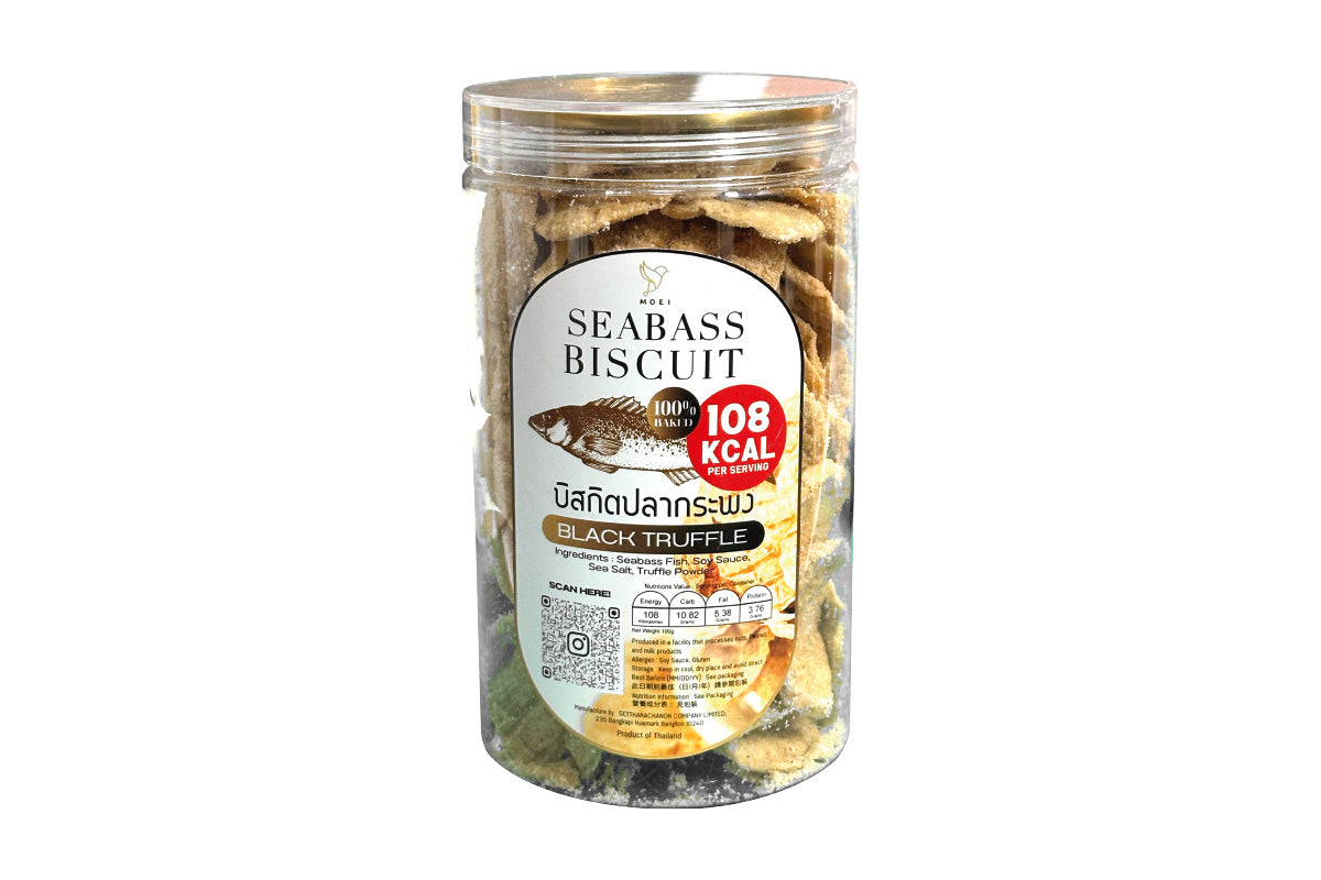 MOEI 鱸魚脆片(黑松露味) 100g