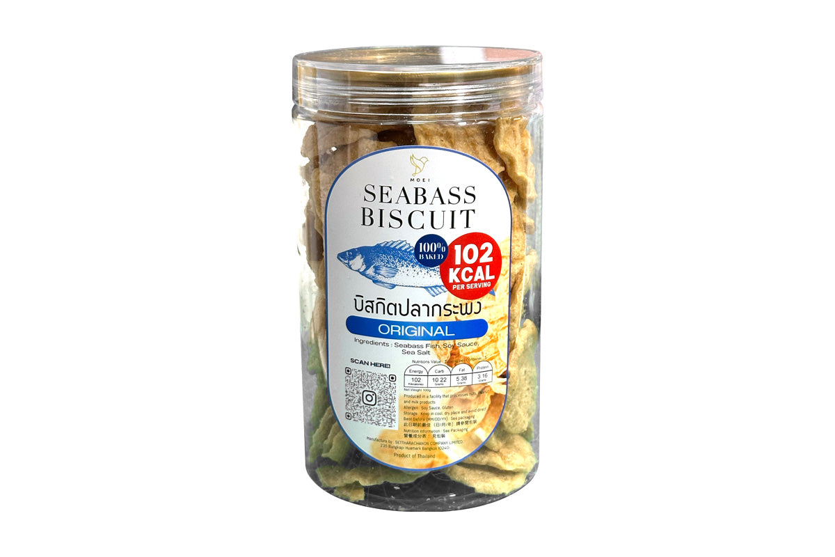 *本月優惠 任選3件 $180* MOEI 鱸魚脆片(原味) 100g