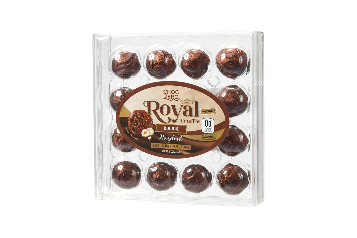 ChocZero Royal Truffle 低碳榛子夾心黑朱古力球(純素)