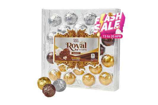 *Flash Offer⚡(now-8/2)*ChocZero Royal Truffle 低碳榛子夾心3色朱古力球[節日版] 360g
