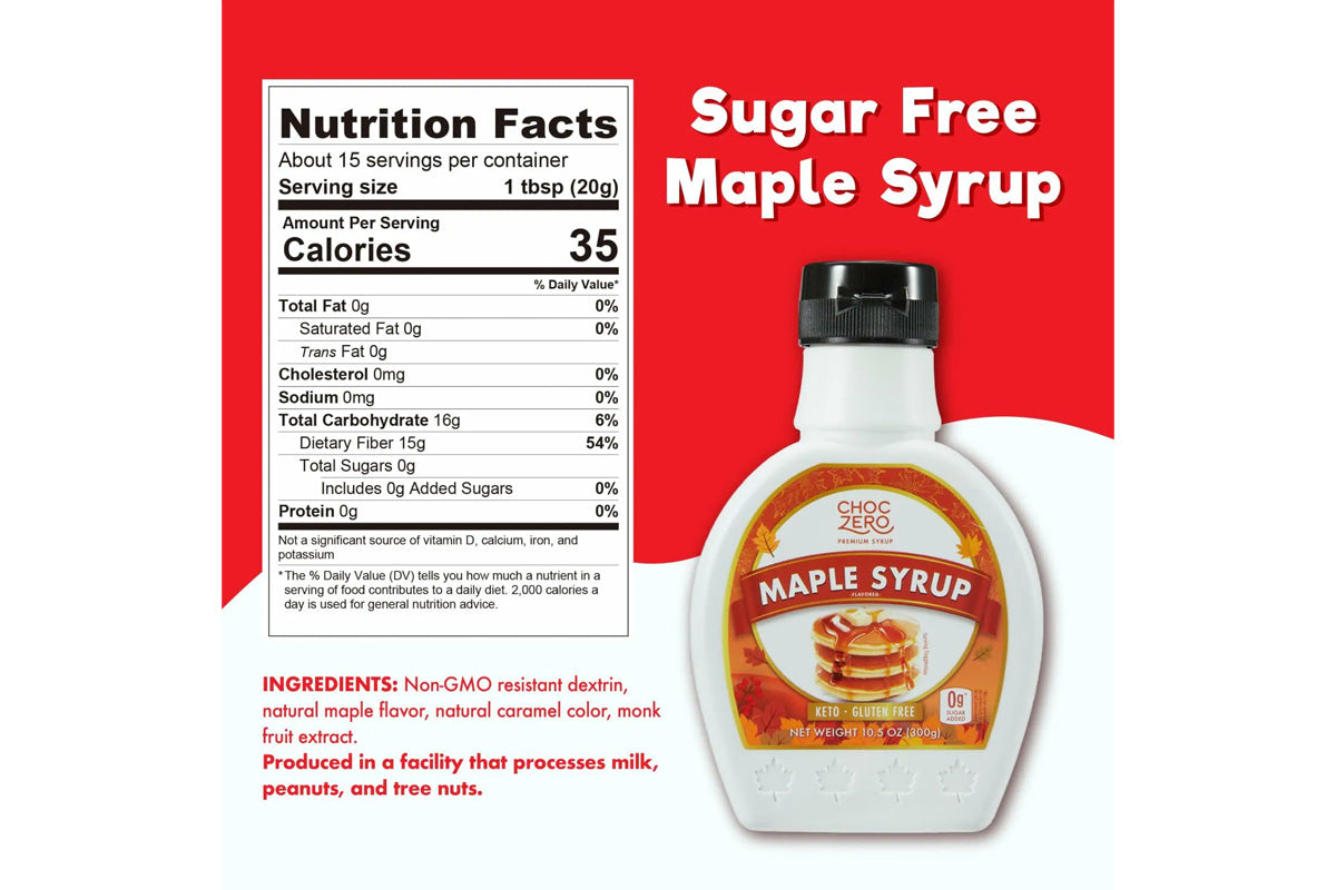 ChocZero 純素無糖楓糖漿 300g
